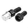 Viviance M14 X 1,25 Roue Boulons De Blocage Écrou Noir + Clé Compatible avec BMW Mini R54 R55 R56 R57 R58 R59 R60 F55 F56 F57 Co
