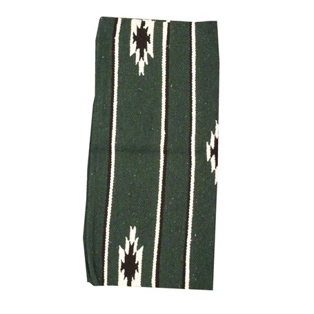 Reitsport Amesbichler AMKA Housse de selle Western Vert poney pour poney 66 x 66 cm