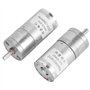 DC 6V 280RPM 25GA370 DC Encoder Motor Set, Motoréducteur avec Kits de Roue, Motoréducteur Arbre de 4mm avec Support de Montage K