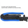 Pince À Sertir À Tête F Réglable, RG59/RG6/RG11/75-5/75-7 Pince À Sertir de Câble Coaxial Pince À Pression Cosses de Fil Réseau 
