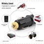 Connecteur Allume-Cigare 12V avec fusible 15A Adaptateur de Prise Allume-Cigare pour enregistreur de Co