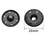 21 mm Bouton Pression en Métal