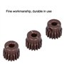 Drfeify Pignon de Moteur RC, Engrenage à Pignon en Acier 3 Pièces 48DP 17T Compatible avec Moteur sans Balai/brossé pour Voiture