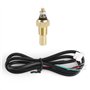 Ebtools Jauge de Température D'eau 12V Kit de Jauge de Température de Liquide de Refroidissement Jauge de Température D'eau Univ