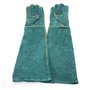 MASUNN Anti-Morsure De Sécurité Mordre Gants Ultra Long Cuir Vert Animaux De Compagnie Mordre Gants De Protection pour Attraper 