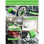 Brosse Lavage Voiture 2 en 1 Avec Raclette PBT Brosse Détail Nettoyage Camion à Poils Souples 60 "151cm Avec Poignée Longue Régl