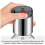 Sage - The FusionCap - Contrôler la libération de CO2 - Compatible avec la Machine à Soda InFizz Fusion - Acier Inoxydable Bross