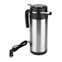 Thermos de Voyage de Bouilloire électrique de Voiture d'acier Inoxydable de 1200ML 12V/24V Bouteille d'eau de Chauffage pour Le