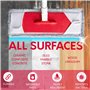 Ensemble serpillère pliable et seau avec essoreuse, brosse à récurer robuste, balai pliable pour la maison, le nettoyage intérie