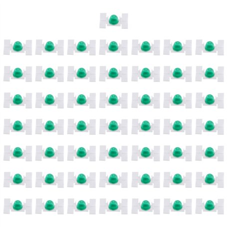 50 pièces en plastique blanc porte de voiture moulure de garniture Clips attaches attaches pour 3 série E36 E46 Auto accessoires
