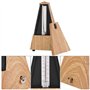 Métronome de la tour, excellent effet piano stable pratique, pratique de la musique en bois peu profond fiable pour l'enseigneme