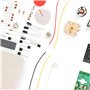 Kit de bricolage électronique radio, radio à sept tubes, avec 7 triodes, accessoires complets, pour le bricolage