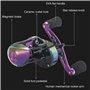 Moulinet de pêche baitcaster Reel 12 Vitesses Frein magnétique Baitcast Moulinet de pêche Rapport de Vitesse 8 1 : 1 Moulinet av