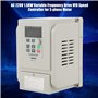 Nikou Variateur de fréquence, Contrôleur de vitesse VFD AC 220V 1.5KW pour moteur triphasé Bonne performance anti-déclenchement 