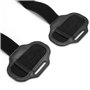 Nicoone Lot de 2 Sangles Élastiques Réglables, Courroie de Jambe pour Nintendo Switch Joy-con Ring Fit Jeu d'aventure Game pour 