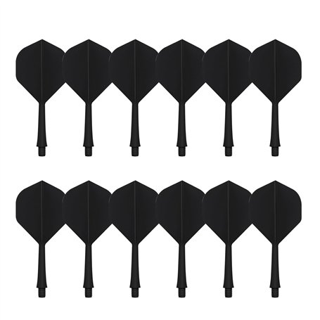 HUTRADE Lot de 12 ailettes de fléchettes avec tiges