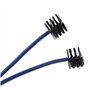 Nettoyage de trompette ; Brosse trompette, kit de nettoyage de trompette en plastique portable pour trompette pour l'entretien d