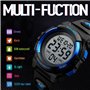 BHGWR Montres numériques pour garçons, Digitale Montre étanche Sport pour Enfants 5ATM avec Alarm/minuterie/EL, Montre numérique
