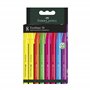 FABER-CASTELL 157778 Lot de 8 surligneurs à tige fine