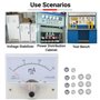 LiebeWH Ampèremètre Analogique 85C1 DC 0-30ma Pointeur DC Ampèremètre de Tête Instrument de Mesure de Courant Avec Structure Sim