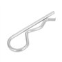Clips de goupille fendue de type B goupille fendue 10 pièces/ensemble Kit d'assortiment de goupilles fendues à ressort(3 * 60mm