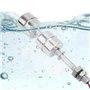 Capteur de niveau d'eau à double boule de commutateur à flotteur en acier inoxydable 304 Détecteur de niveau de liquide de 10 mm