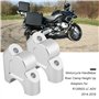 Pince de de guidon CNC adaptateurs de hauteur de moto en alu um pour R1200GS LC ADV 2014-2018(argent) rehausseur guidon gs 1250 