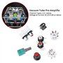 KUIDAMOS Tube d'électrons sous Vide de Carte d'amplificateurs de Tube 6J1 kit electronique pré-amplificateur de Tube AC12V 0.8A,