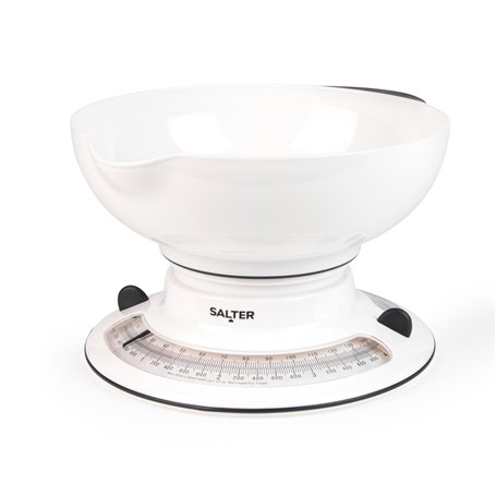 Salter 800 WHBKDR Balance de Cuisine Mécanique avec Bol Bec Verseur