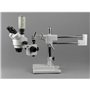Microscope stéréo trinoculaire sur bras avec perche Zoom 7x-45x