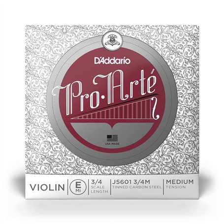 D'Addario Bowed Corde seule (Mi) pour violon D'Addario Pro-Arte