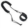 XIAOJINGQINGAQ Laisse de surf avec sangle de cheville réglable en spirale pour planche de surf - Laisse de surf - Laisse de surf