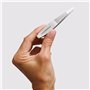 TWEEZERMAN Pince à épiler à manche large (pointes inclinées, épilation des sourcils, qualité professionnelle, acier inoxydable),