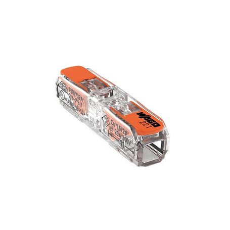 Wago - 221-2411 - Connecteur de passage avec levier pour tous les types de conducteurs