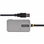 StarTech.com Hub USB-A à 4 Ports - Câble d'Extension USB 3.0 de 10m - Prolongateur USB Actif/Alimenté par Bus, Alimentation Opti