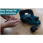 Rabot 18V LXT largeur 82 mm (2x4,0Ah) en MAKPAC - MAKITA DKP180RMJ