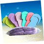 Rosenice Lot de 36 paires de sandales, tongs à usage unique, en mousse colorée