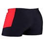 Muscle Alive Hommes Gym Tight 4 Inseam Culturisme Fitness Shorts Polyester et Lycra PLN Noir with Rouge XL