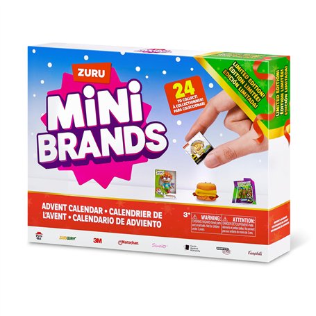 Mini Brands Calendrier de l'Avent en édition limitée Retro Grocery