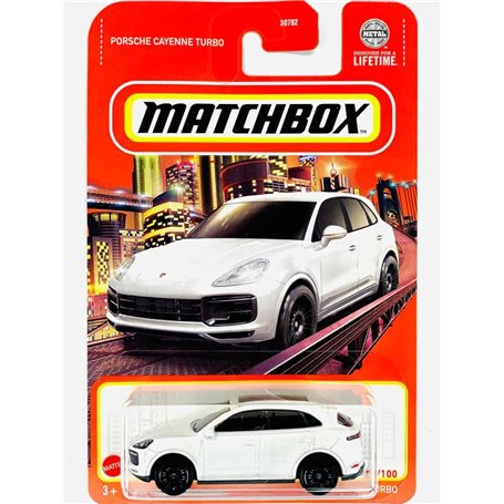 Matchbox Porsche Cayenne Turbo Véhicule moulé sous pression à l'échelle 1:64