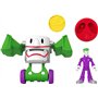 Fisher-Price imaginext DC Super Amis manettes de Vitesse Le Joker et laff Mobile