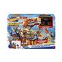 Hot Wheels Coffret Monster Trucks Compétition de Dérapages avec Tiger Shark à l’échelle 1/64 et 2 Voitures à écraser, Compatible