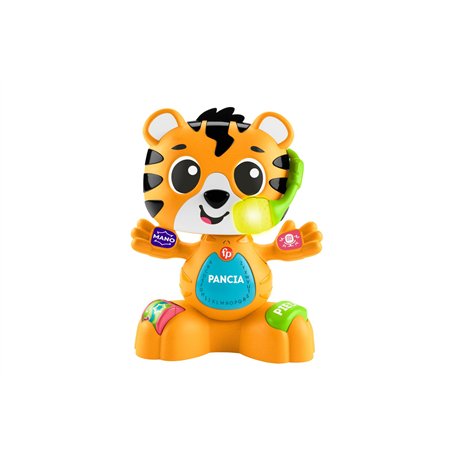 Fisher-Price Animal Band - Charlotte la Tigrotta Prime Découvertes Tigre interactif pour l'apprentissage avec 50+ chansons et So