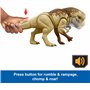 Mattel Jurassic World : Renaissance Figurine articulée Distortus Rex Combat ultime, dinosaure de 56 cm avec 2 actions d’attaque,