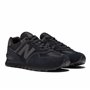 New Balance Homme NB 574 Sneakers, Noir (Triple Black Eve), 42 EU