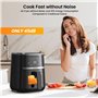 1500W Air Fryer Friteuse Électrique Avec Pot En Silicone Recettes Panneau Tactile LED Fenê