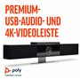 Poly - Studio - Système de visioconférence et d'audioconférence haut de gamme (Polycom) - Connectivité USB Plug-and-Play - Solut