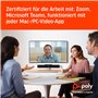 Poly - Studio - Système de visioconférence et d'audioconférence haut de gamme (Polycom) - Connectivité USB Plug-and-Play - Solut