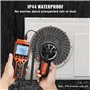 VEVOR Anémomètre Portable -10℃ à 60℃ Mesureur Numérique Vitesse du Vent CFM, Mesure Température du Vent, Flux d'Air, Refroidisse