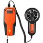 VEVOR Anémomètre Portable -10℃ à 60℃ Mesureur Numérique Vitesse du Vent CFM, Mesure Température du Vent, Flux d'Air, Refroidisse